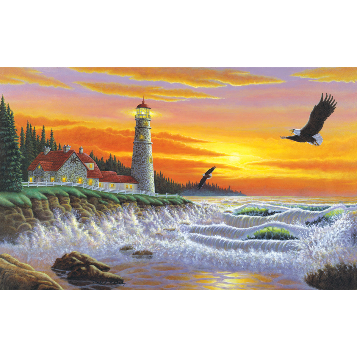 Paint By Number Kit 15.375"X11.25" Guiding Light