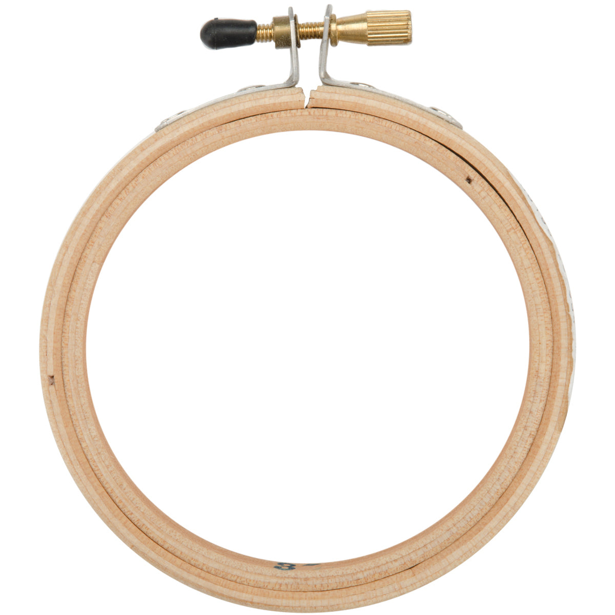 Wood Embroidery Hoop W/Round Edges 3" Natural