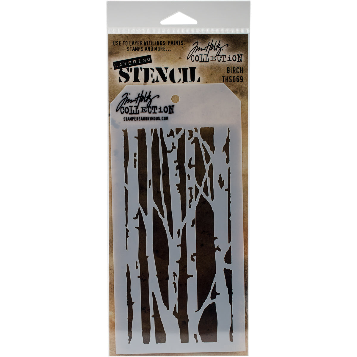 Tim Holtz Layered Stencil 4.125"X8.5" Birch