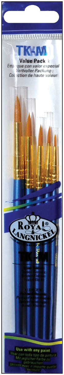 Taklon Value Pack Brush Set 5/Pkg