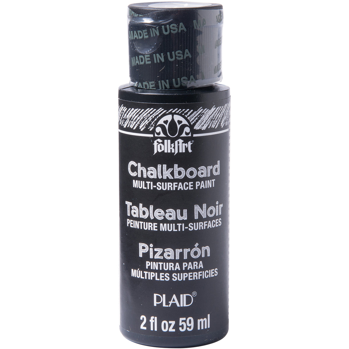 FolkArt Multi-Surface Chalkboard Paint 2oz Black