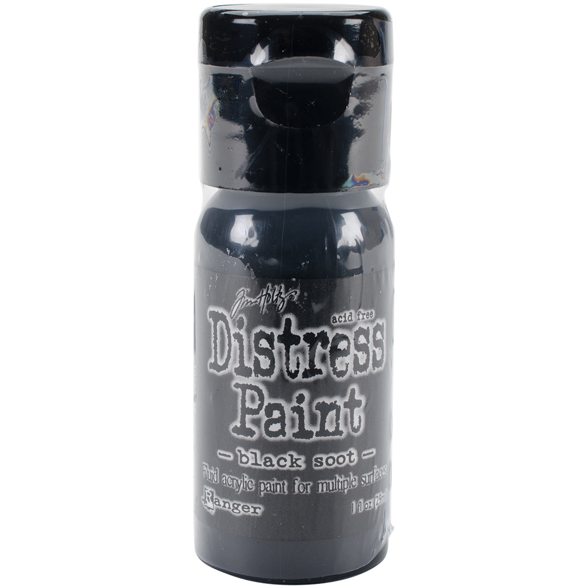 Distress Paint Flip Top 1oz Black Soot