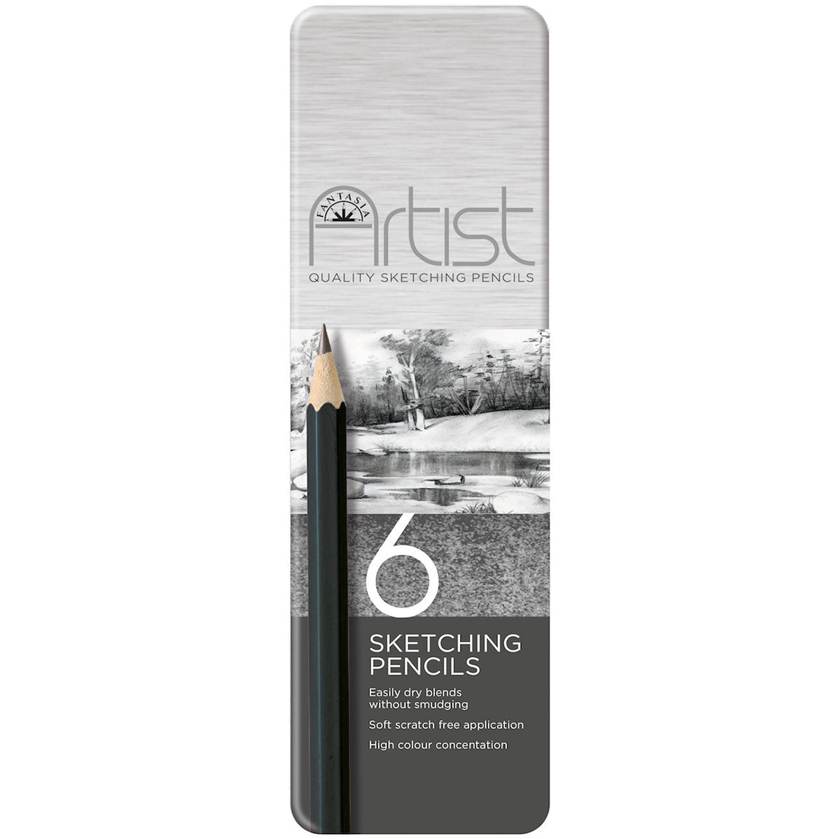 Fantasia Premium Sketch Pencil Set 6pc 