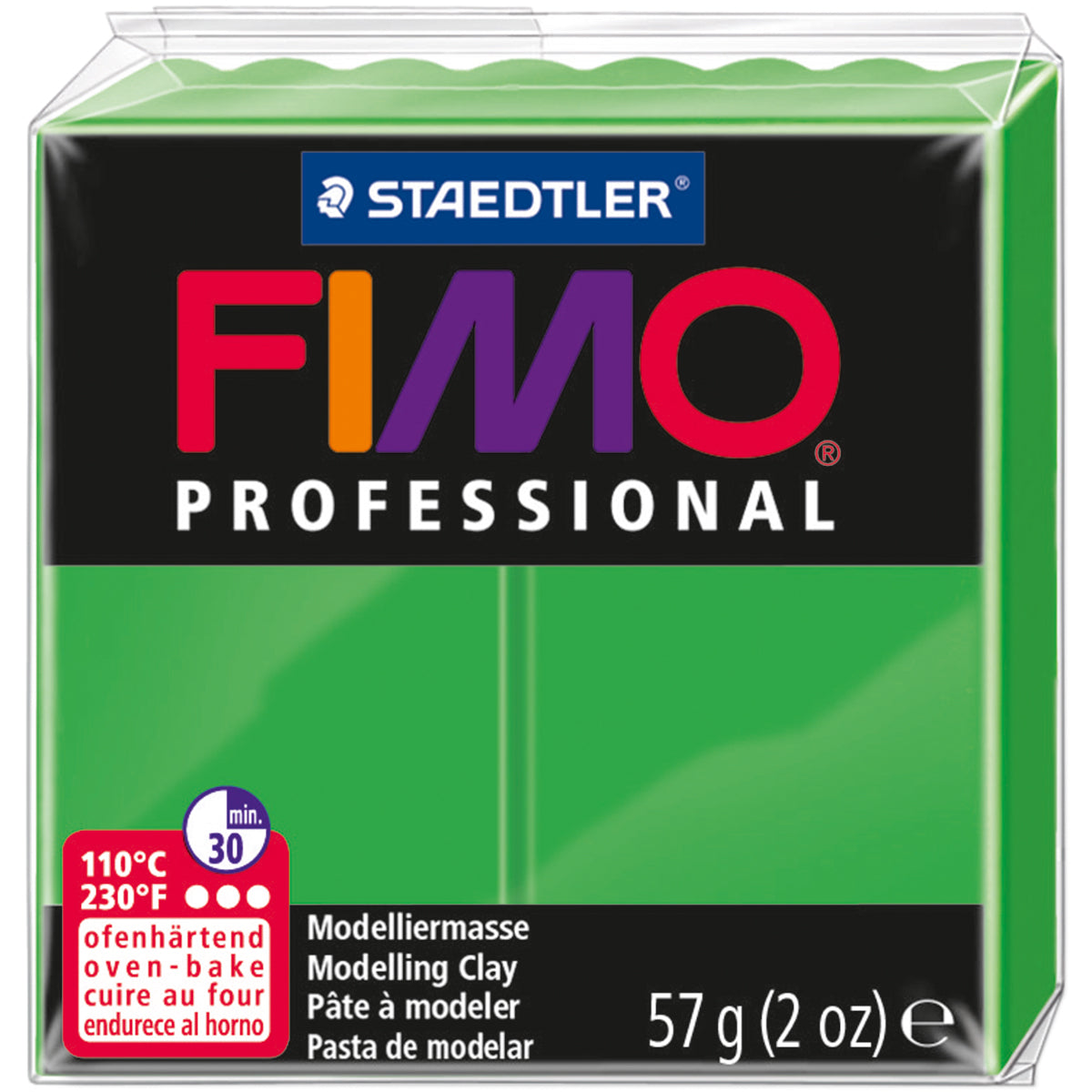 Fimo Professional Soft Polymer Clay 2oz Sap Green