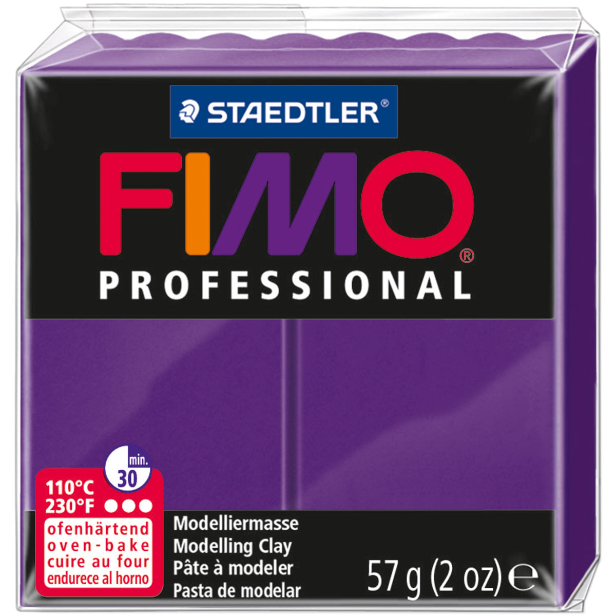 Fimo Professional Soft Polymer Clay 2oz Purple