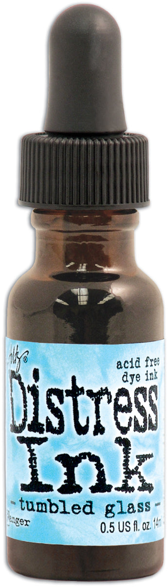 Distress Pad Re-Inker .5oz Tumbled Glass