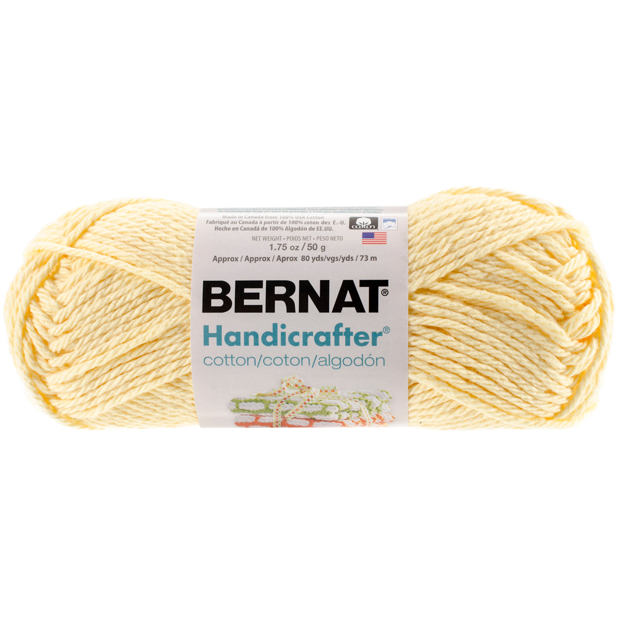 Handicrafter Cotton Yarn - Solids Pale Yellow