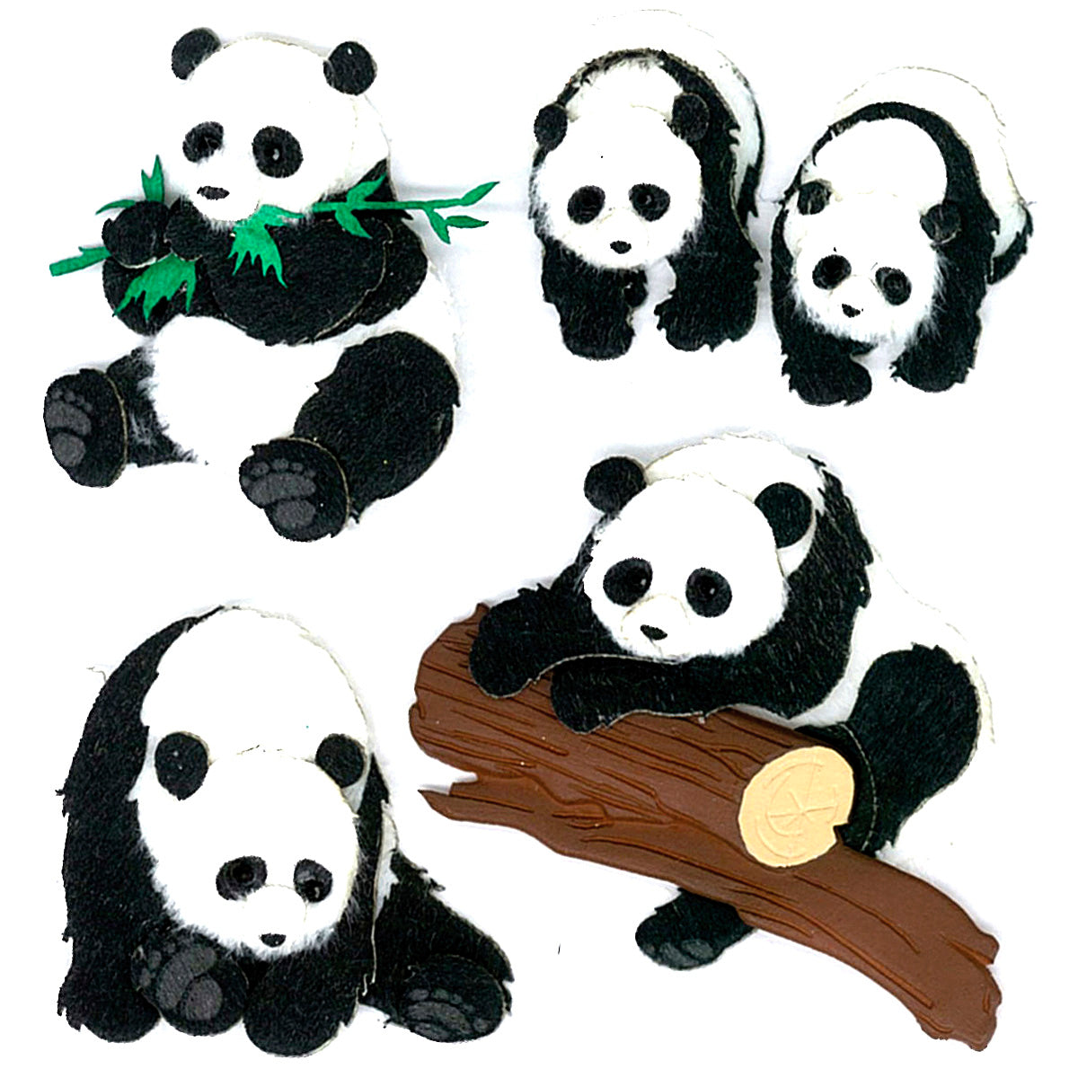 Jolee's Boutique Dimensional Stickers Pandas