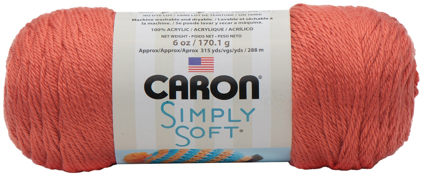 Simply Soft Solids Yarn Persimmon