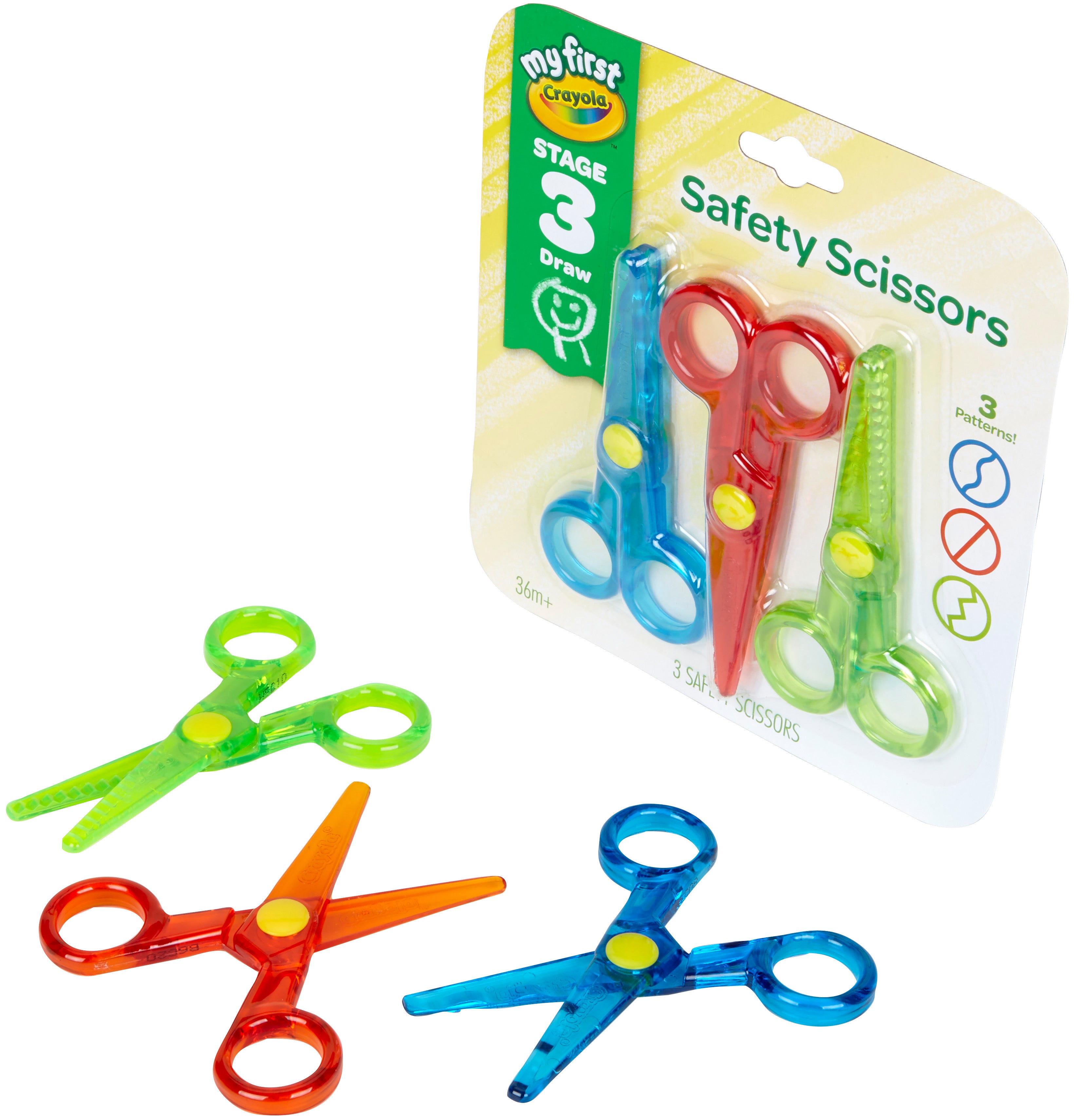 Crayola My First Safety Scissors 3/Pkg