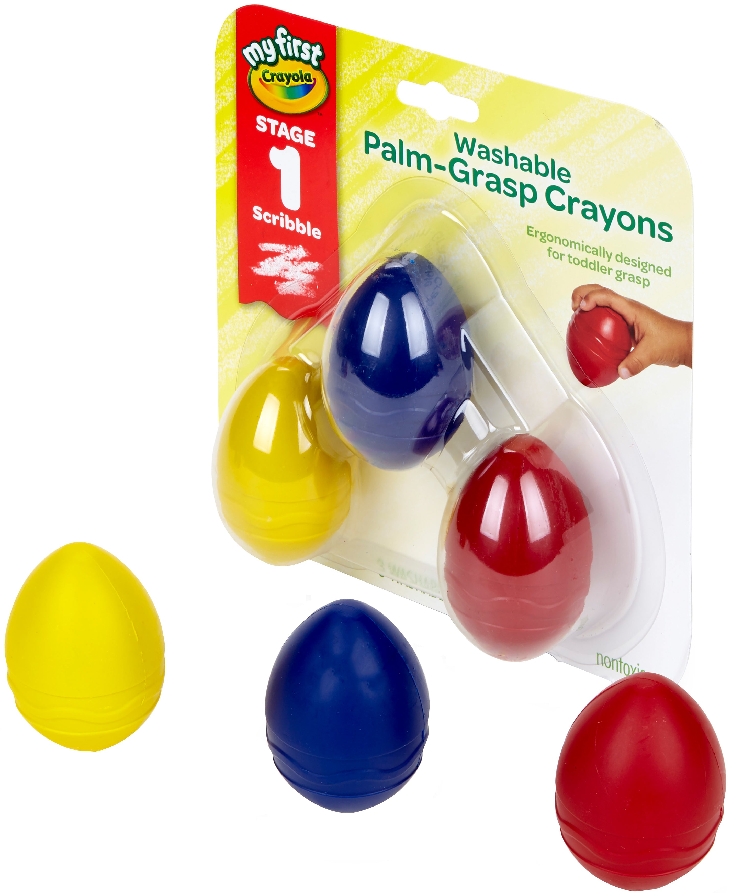 Crayola My First Washable Egg Crayons  