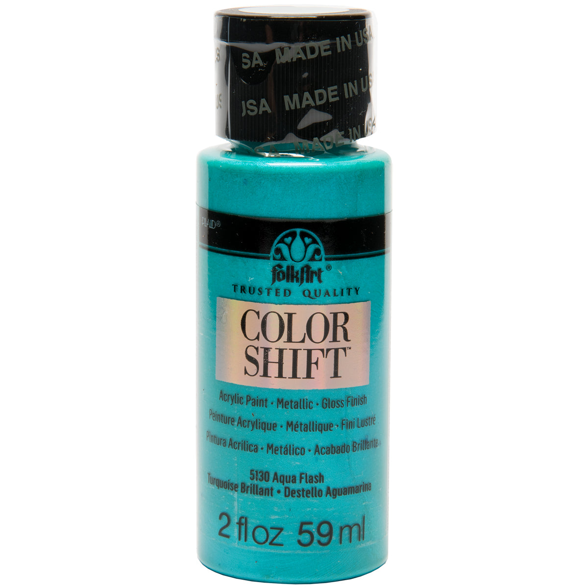 FolkArt Color Shift 2oz Aqua Flash