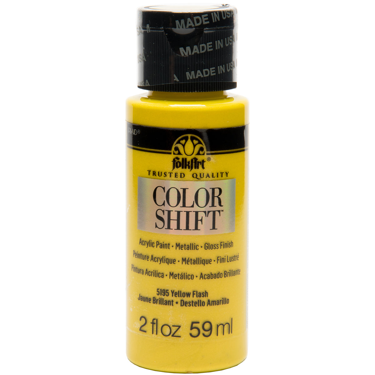 FolkArt Color Shift 2oz Yellow Flash