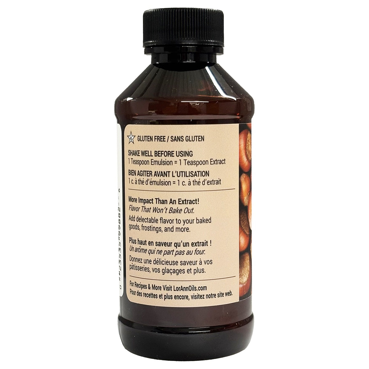Bakery Emulsions Natural & Artificial Flavor 4oz Hazelnut
