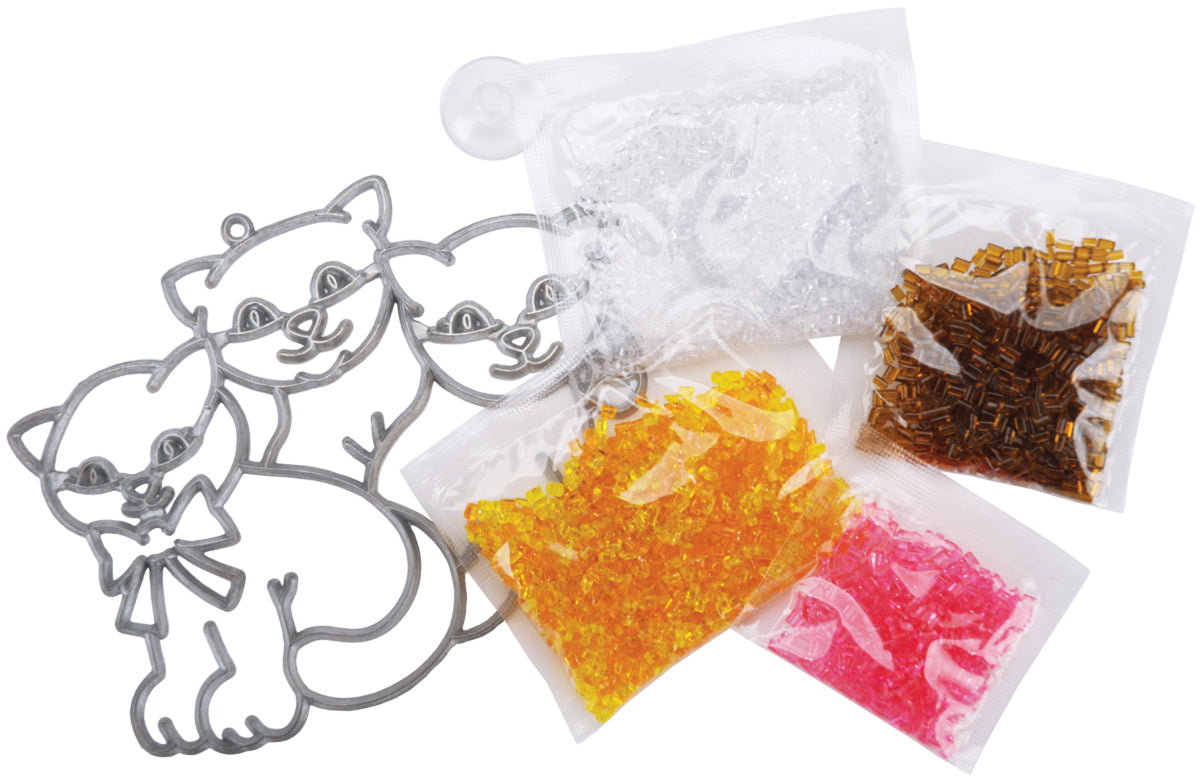 Makit & Bakit Glittering Suncatcher Kits Kittens
