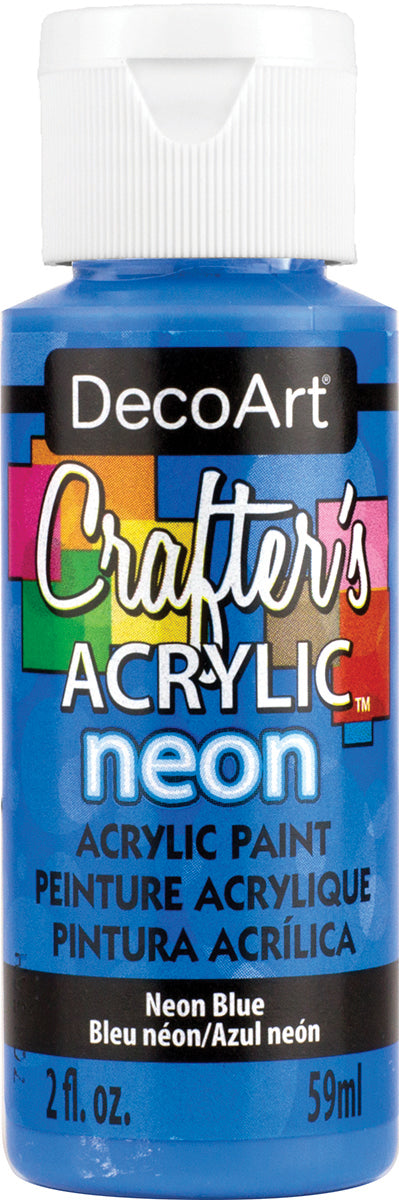Crafter's Acrylic All-Purpose Paint 2oz Blue Neon