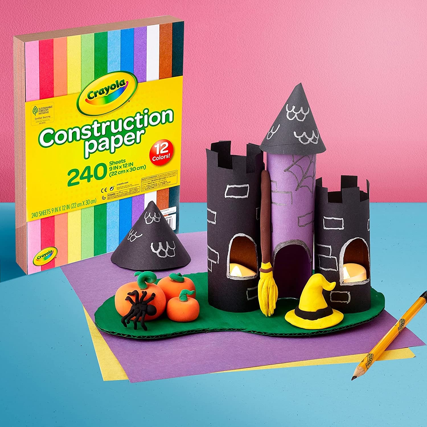 Crayola Construction Paper Pad 9"X12" 240 Sheets