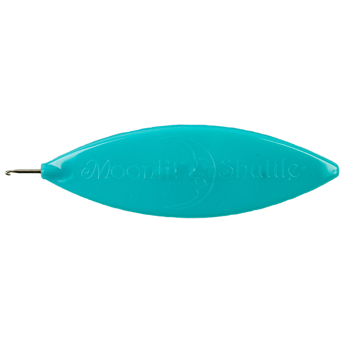 Moonlit Tatting Shuttle W/Hook Aqua Surf
