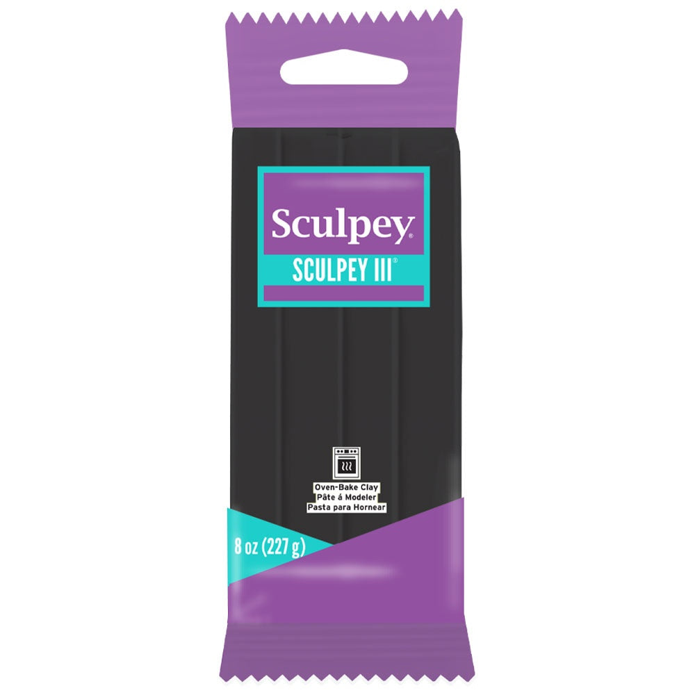 Sculpey III Polymer Clay 8oz Black