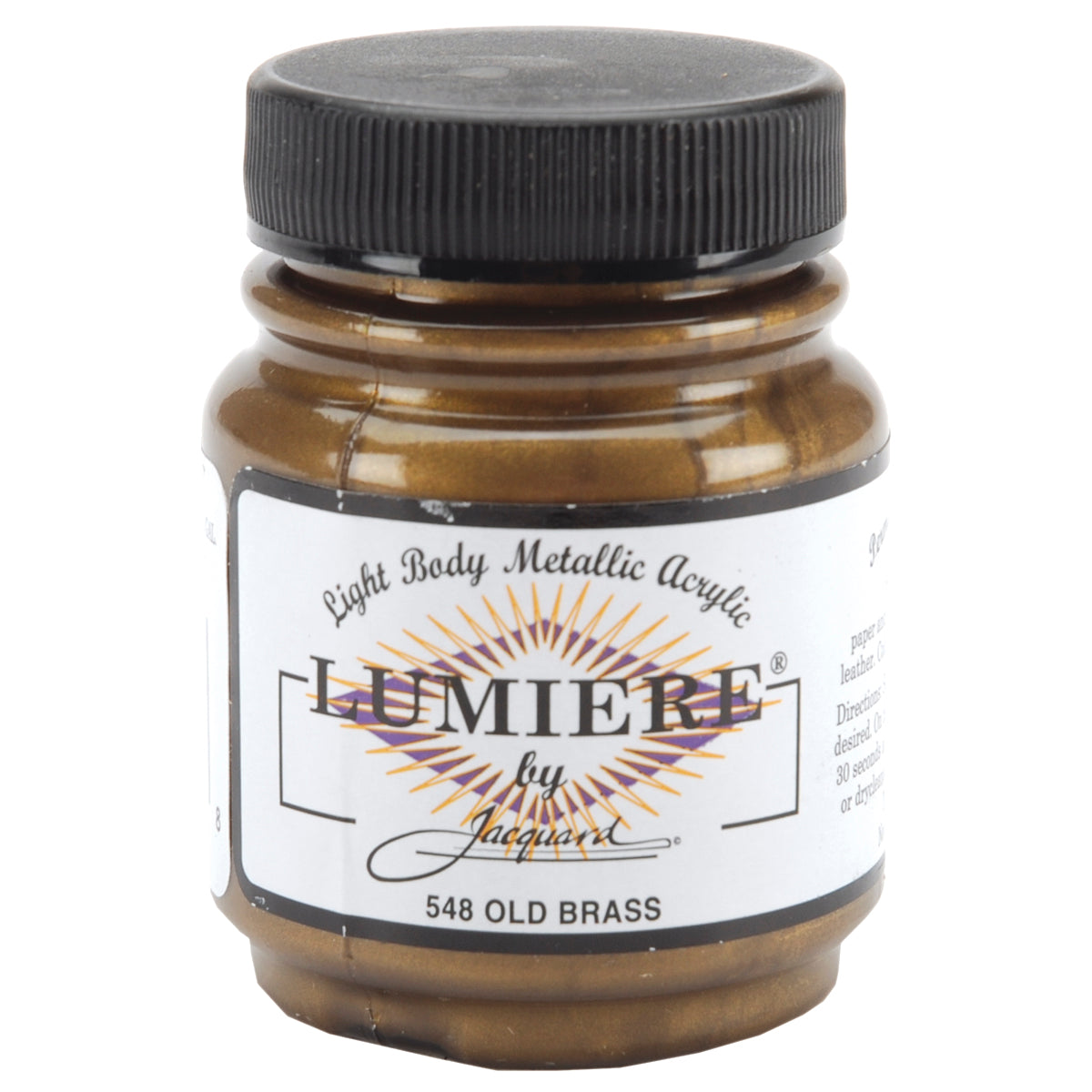 Jacquard Lumiere Metallic Acrylic Paint 2.25oz Old Brass