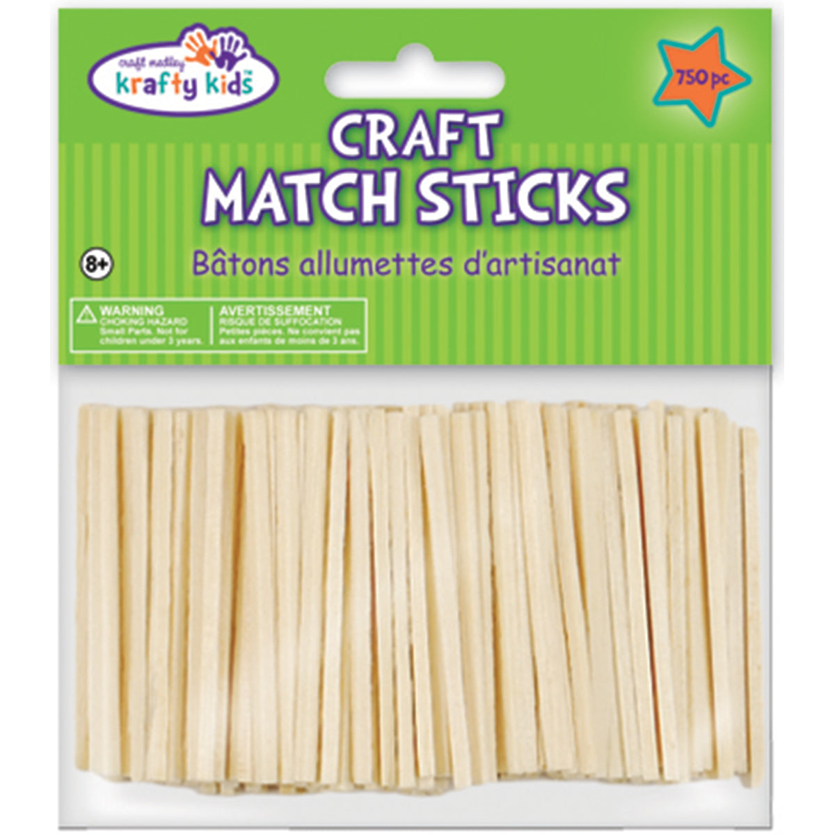 Craft Match Sticks Natural 2" 750/Pkg
