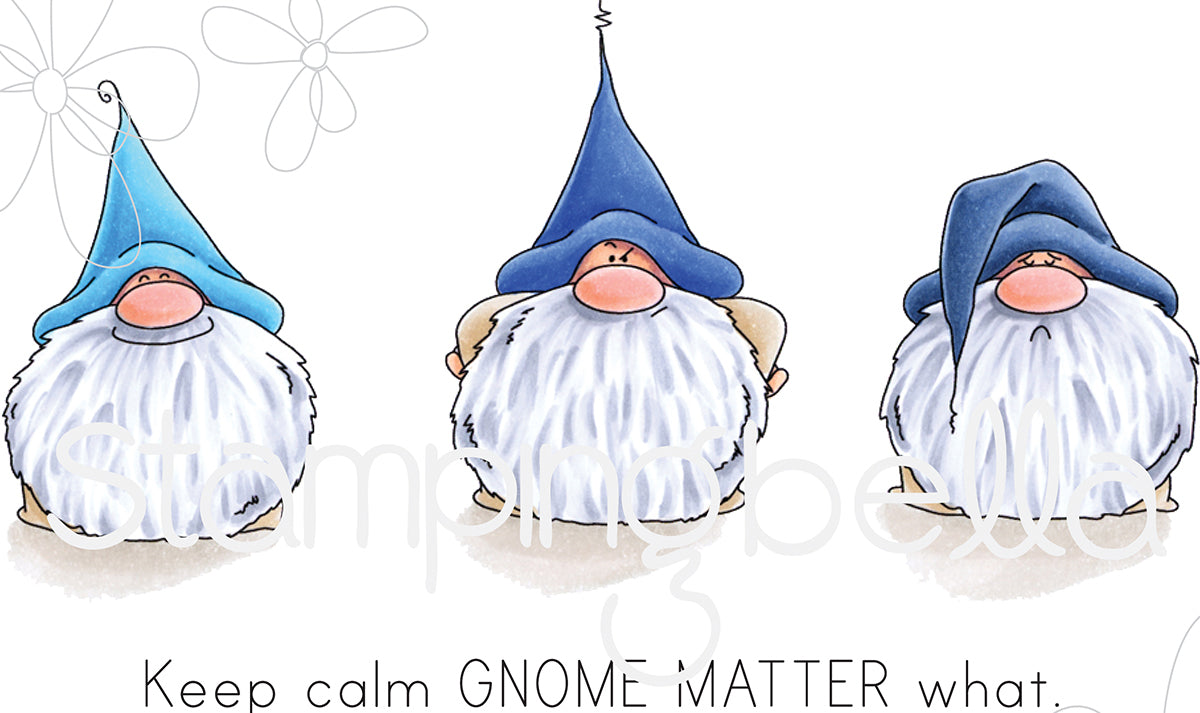 Stamping Bella Cling Stamps Gnomes Have Feelings Too