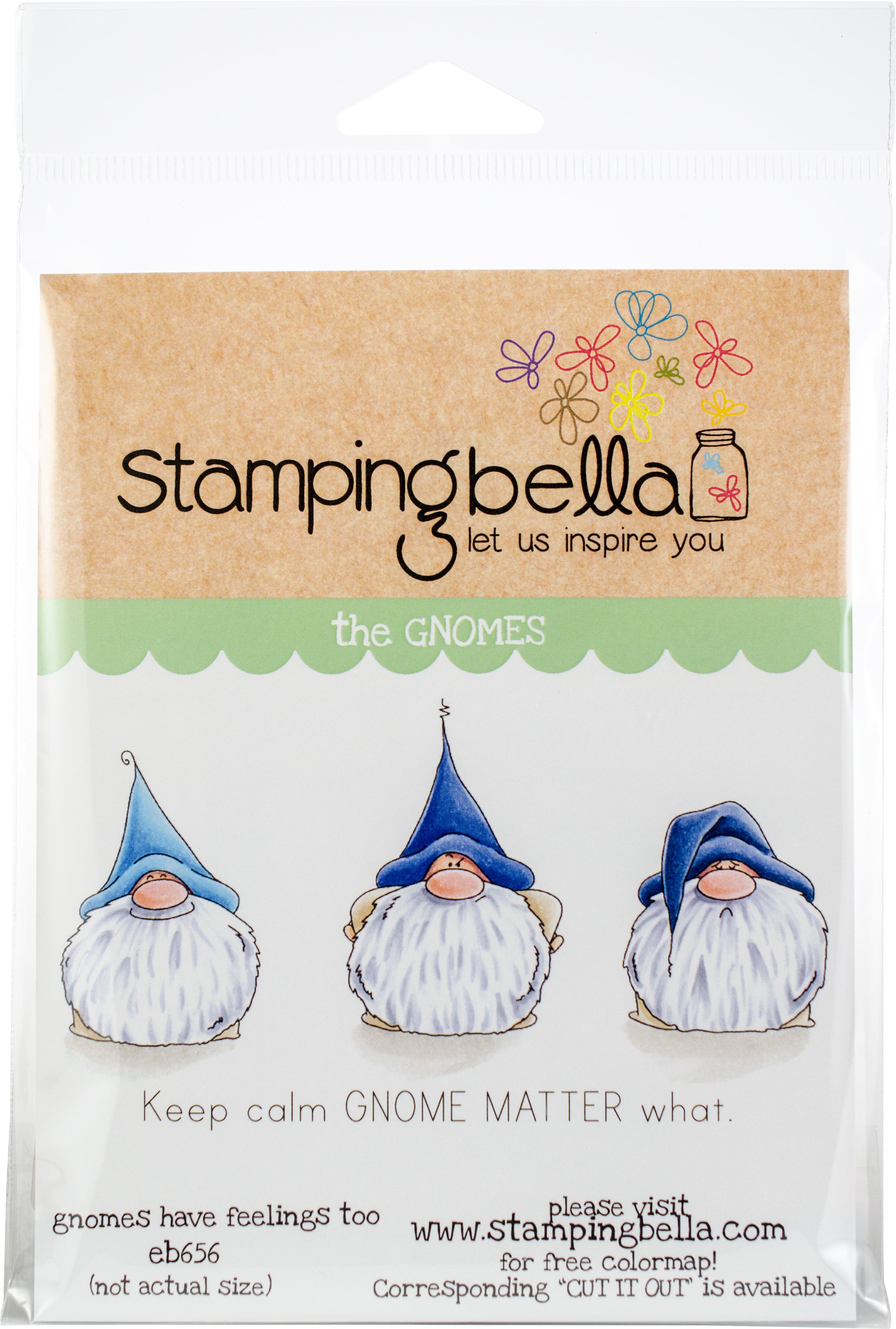 Stamping Bella Cling Stamps Gnomes Have Feelings Too