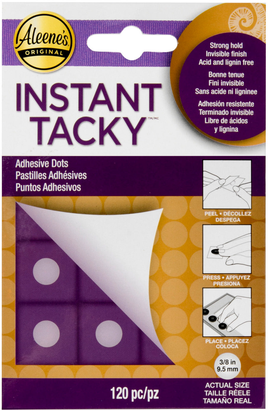Aleene's Adhesive Dots .375" 120/Pkg