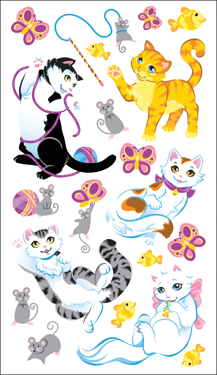 Sticko Stickers Playful Kittens