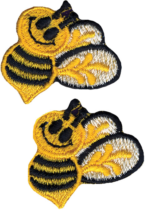 Wrights Iron-On Appliques 2/Pkg Bumblebees