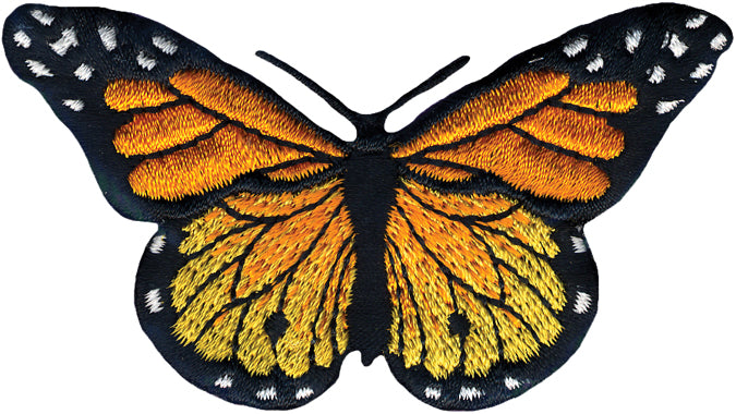 Wrights Iron-On Applique Monarch Butterfly
