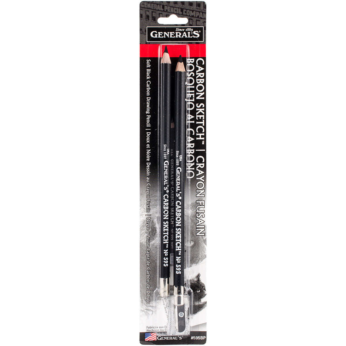 Carbon Sketch Pencils 2/Pkg #595-BP