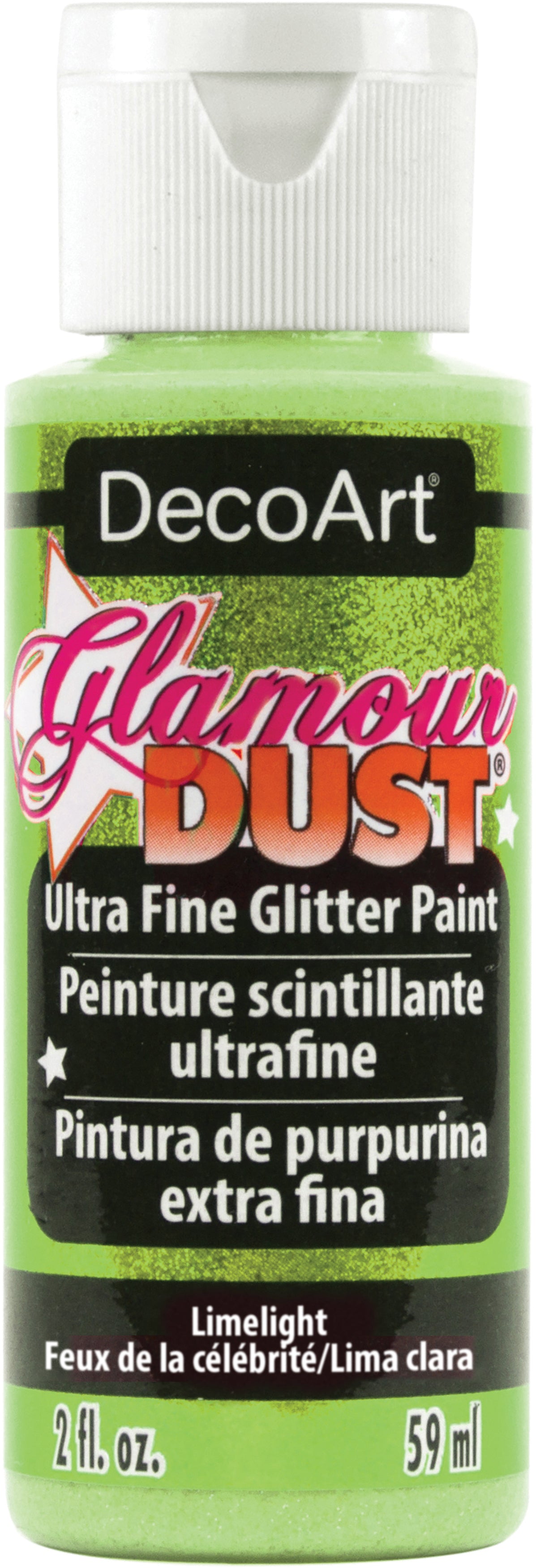 Glamour Dust Glitter Paint 2oz Limelight