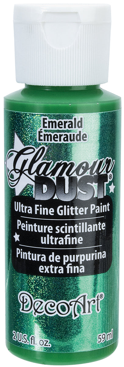 Glamour Dust Glitter Paint 2oz Emerald