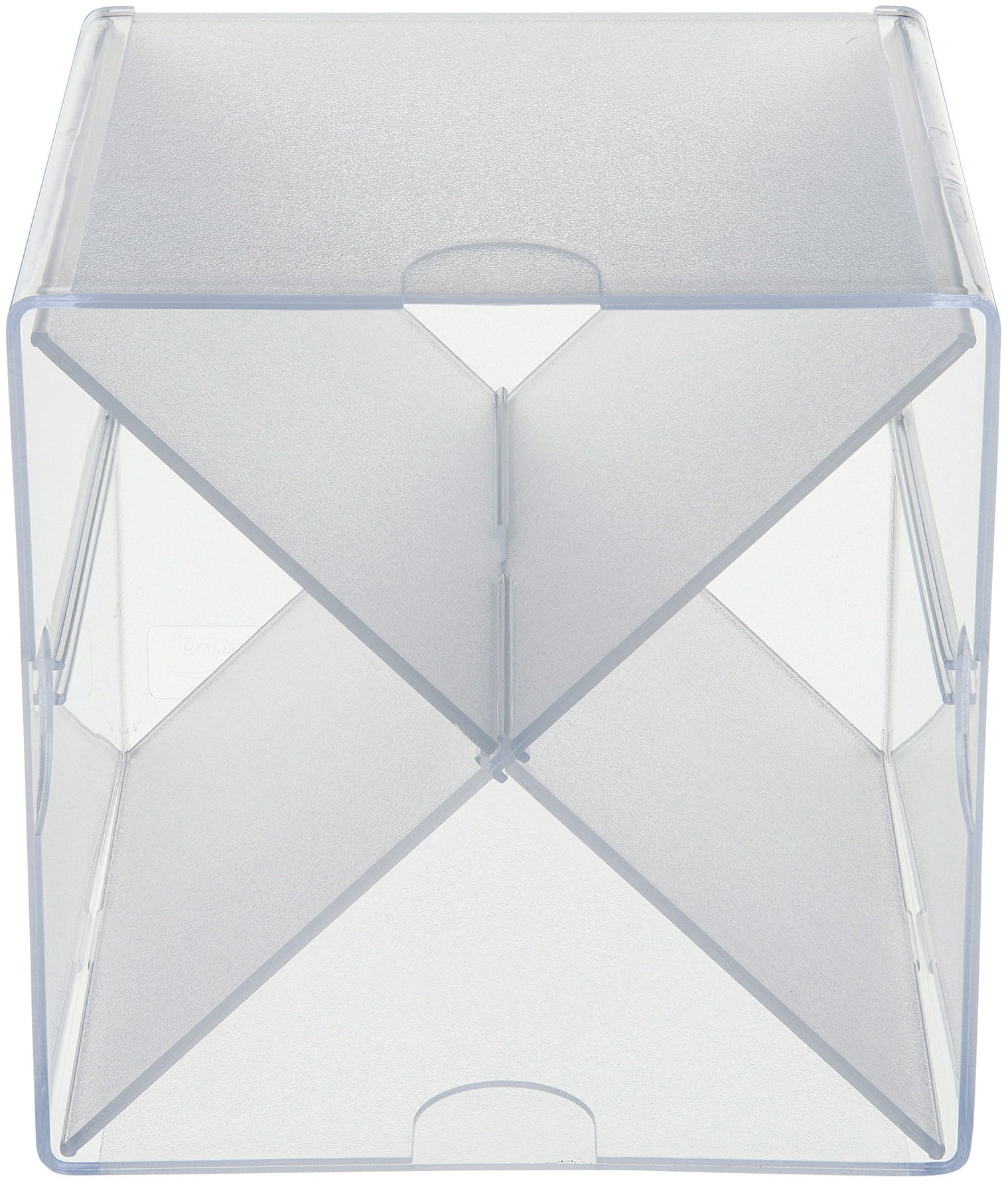 Stackable X-Divided Storage Organizer 6"X6"X6" Clear
