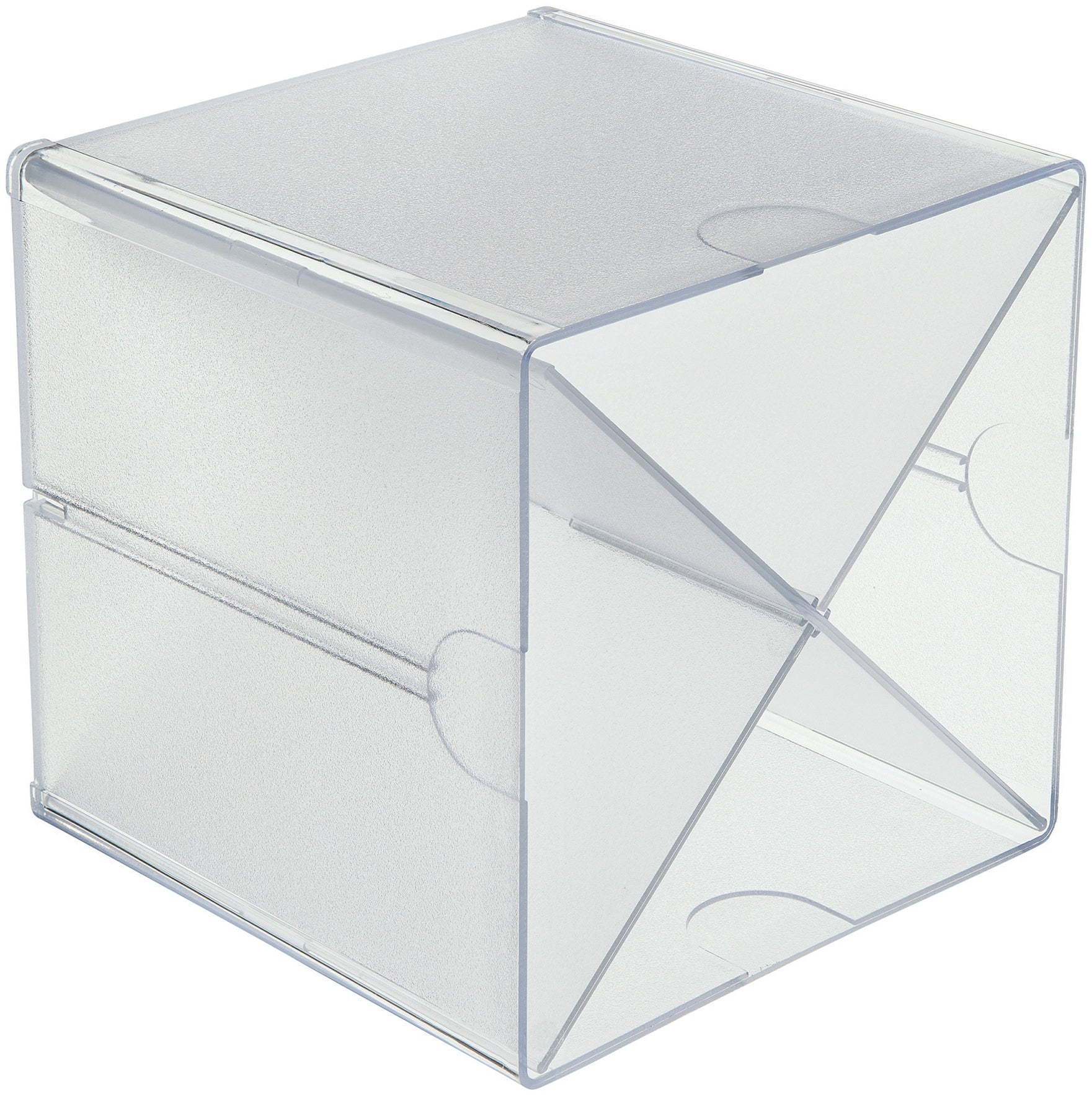 Stackable X-Divided Storage Organizer 6"X6"X6" Clear