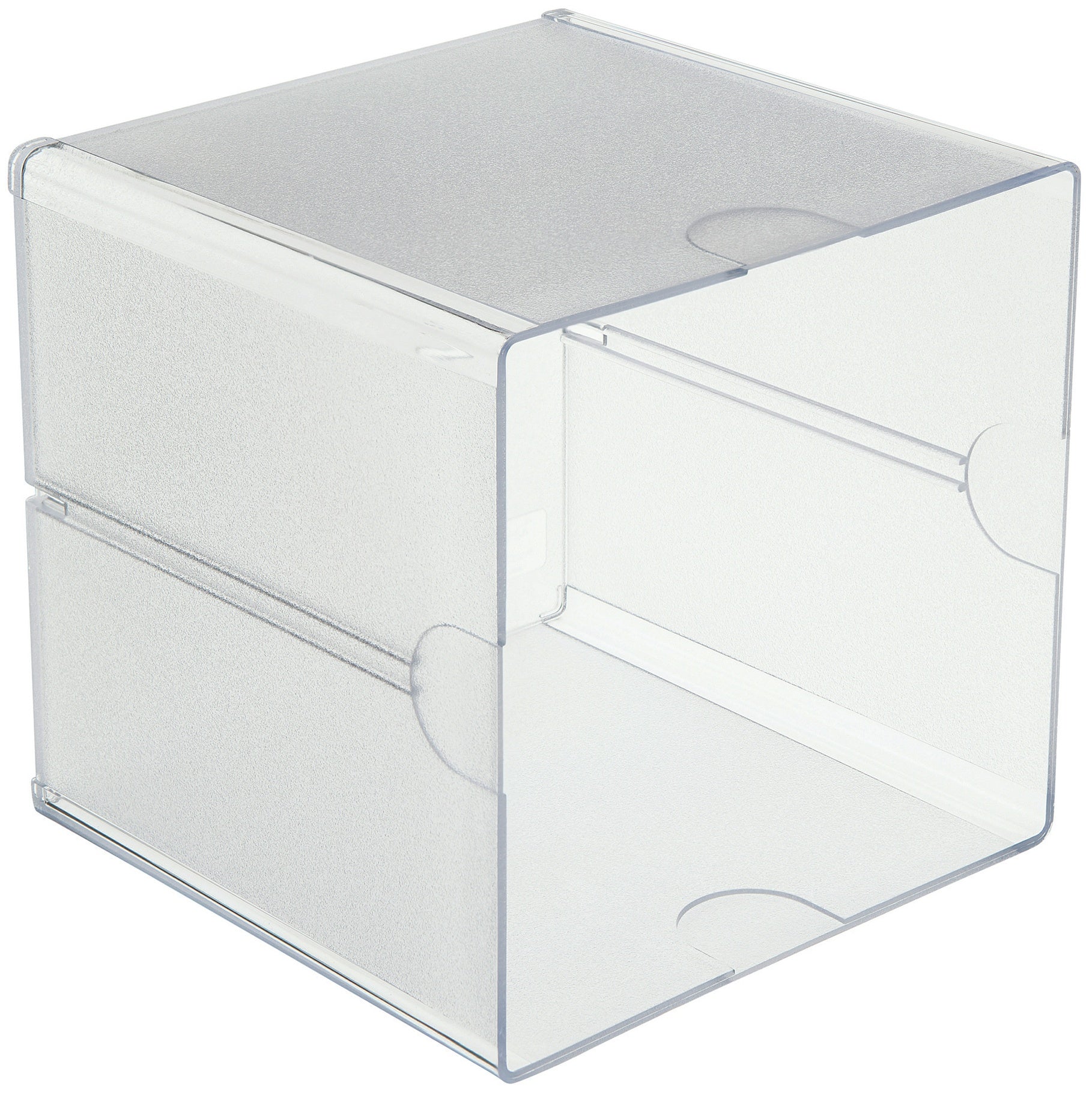 Stackable Open Cube Storage Organizer 6"X6"X6" Clear