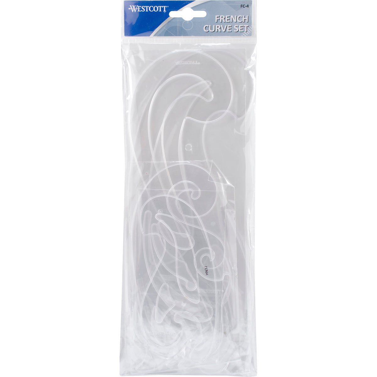 French Curve Set 4/Pkg  