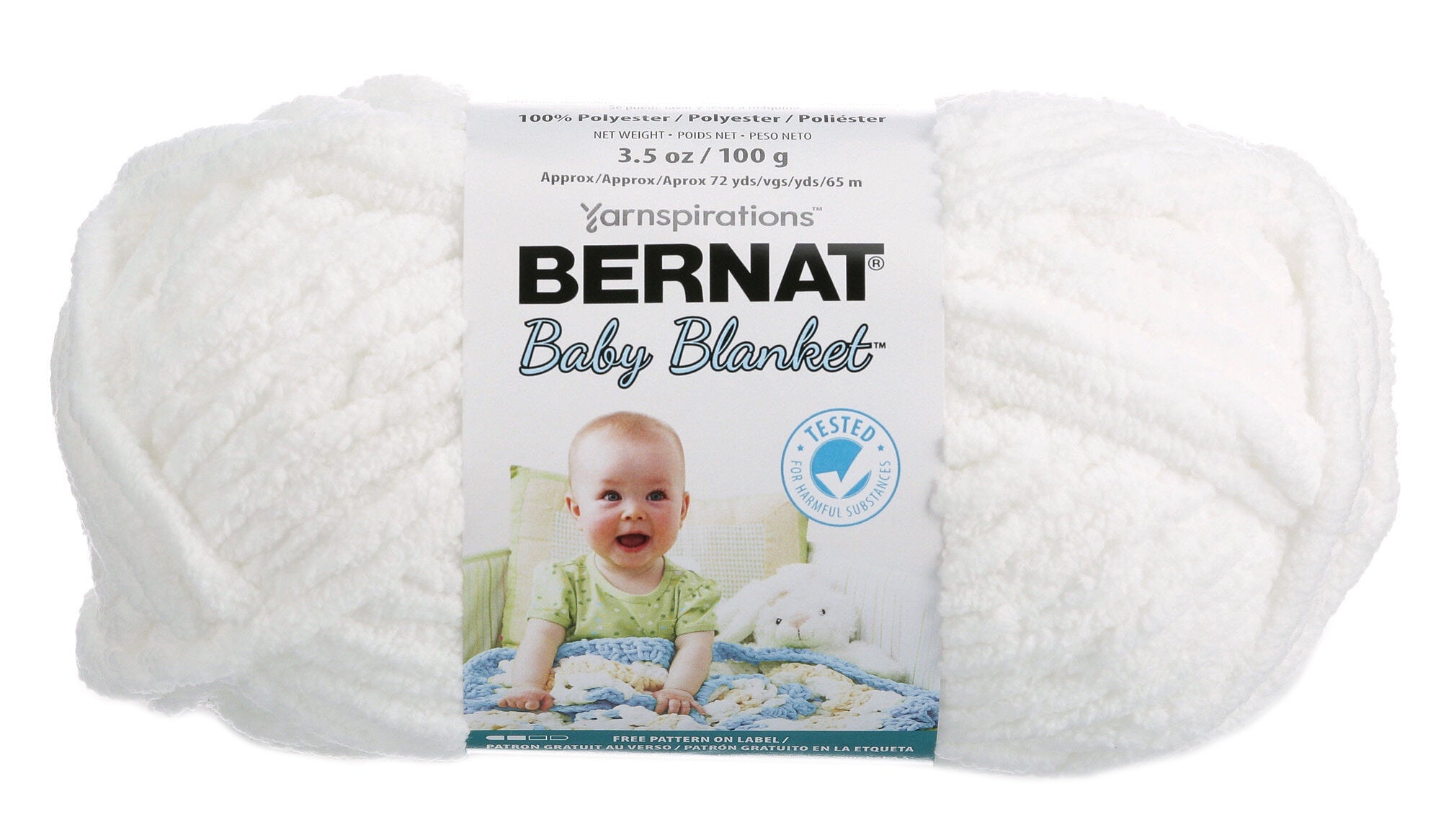 Baby Blanket Yarn White
