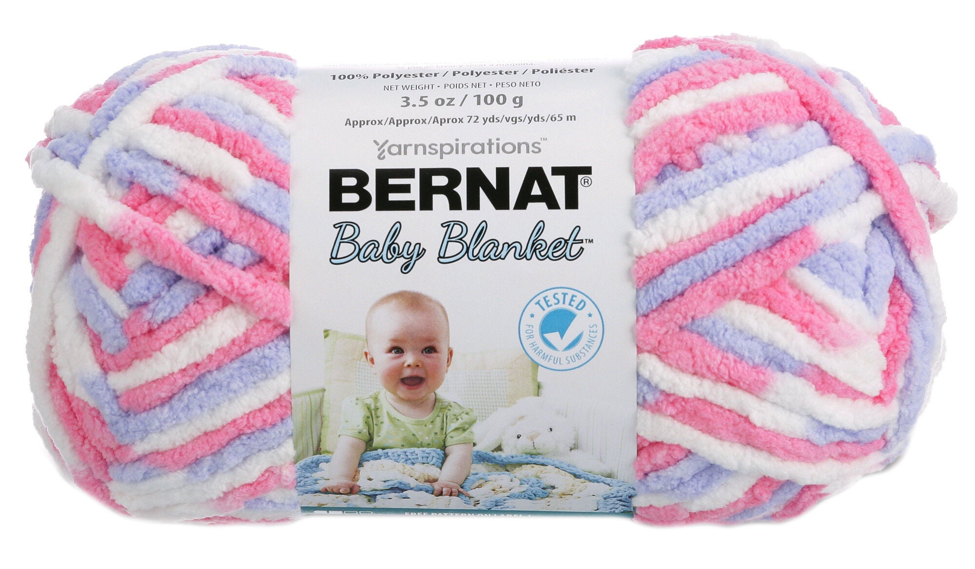Baby Blanket Yarn Pink & Blue Ombre