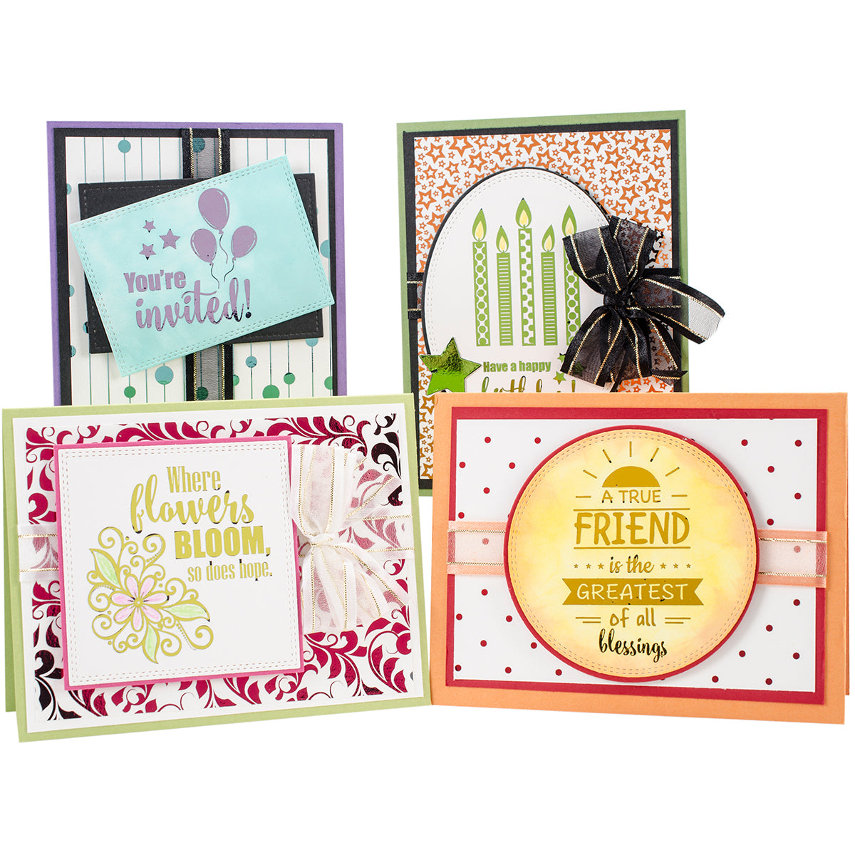 Gina K Designs Deco Foil 6"X8" 12/Pkg Turquoise Sea