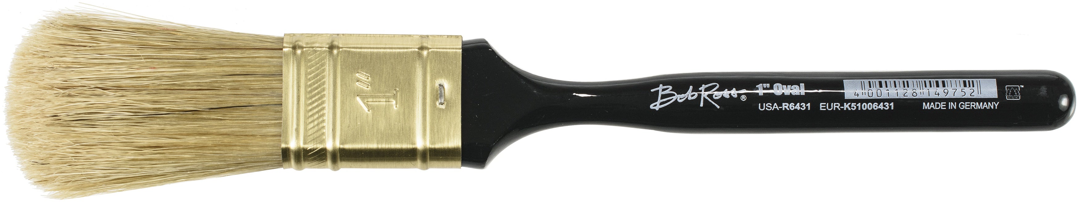 Bob Ross Oval Bristle Brush 1" Width