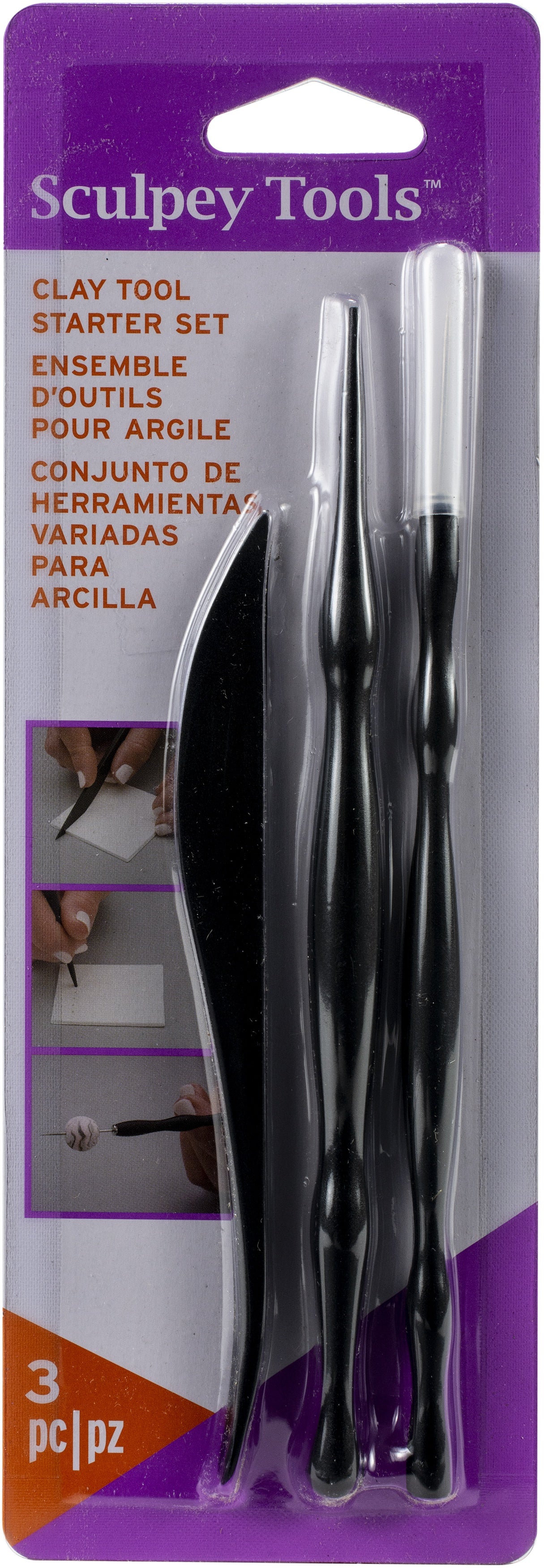 Sculpey Clay Tool Starter Set 3/Pkg  