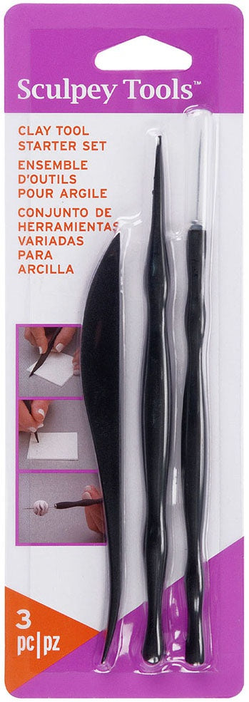 Sculpey Clay Tool Starter Set 3/Pkg  