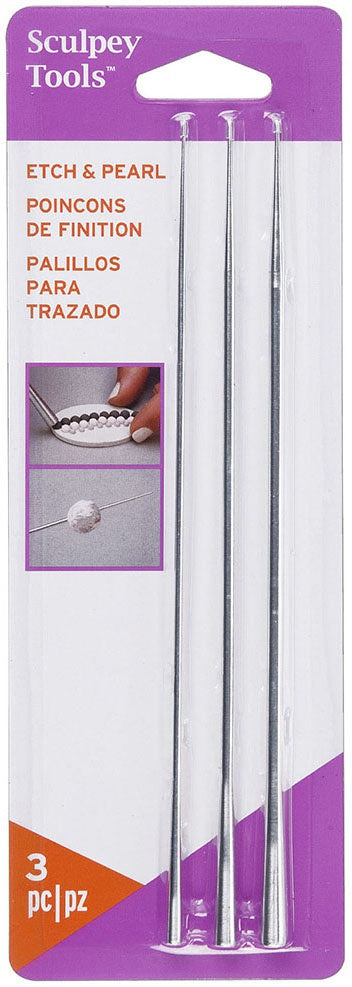 Sculpey Etch 'n Pearls 3/Pkg 