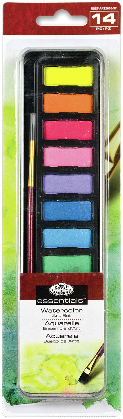 Watercolor Painting Set W/Tin  