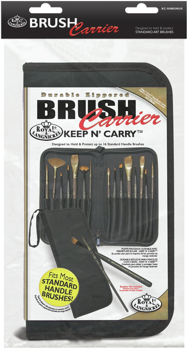 Keep N' Carry Zippered Standard Brush Carrier 12.5"X11.25"