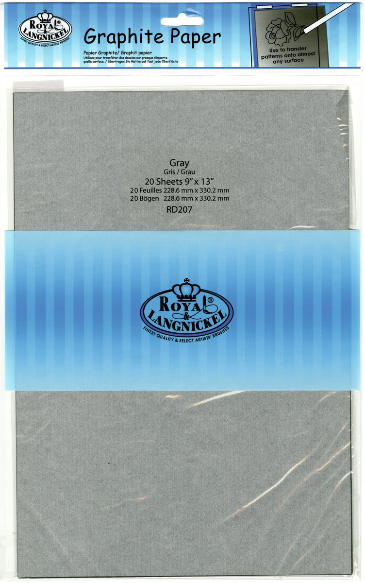 Grey Transfer Paper 9"X13" 20/Pkg