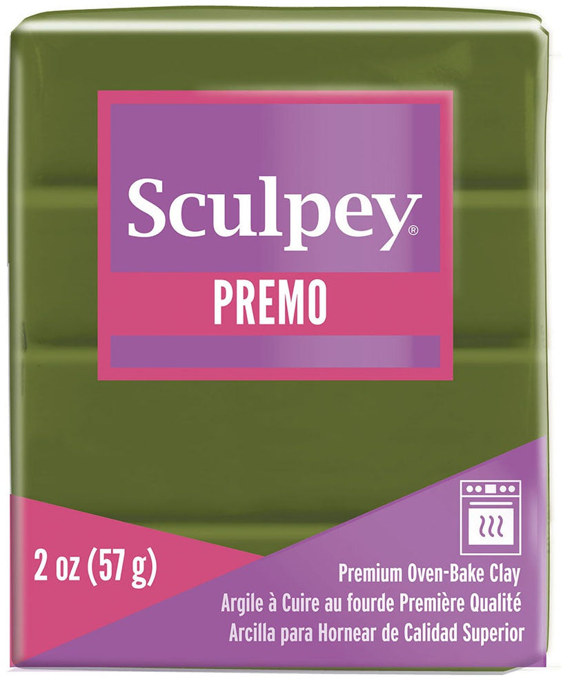 Premo Sculpey Polymer Clay 2oz Spanish Olive