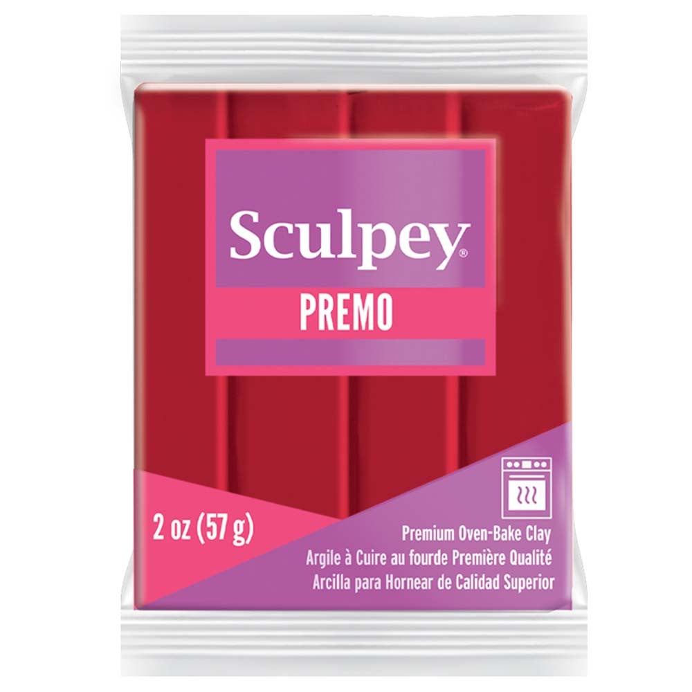 Premo Sculpey Polymer Clay 2oz Pomegranate